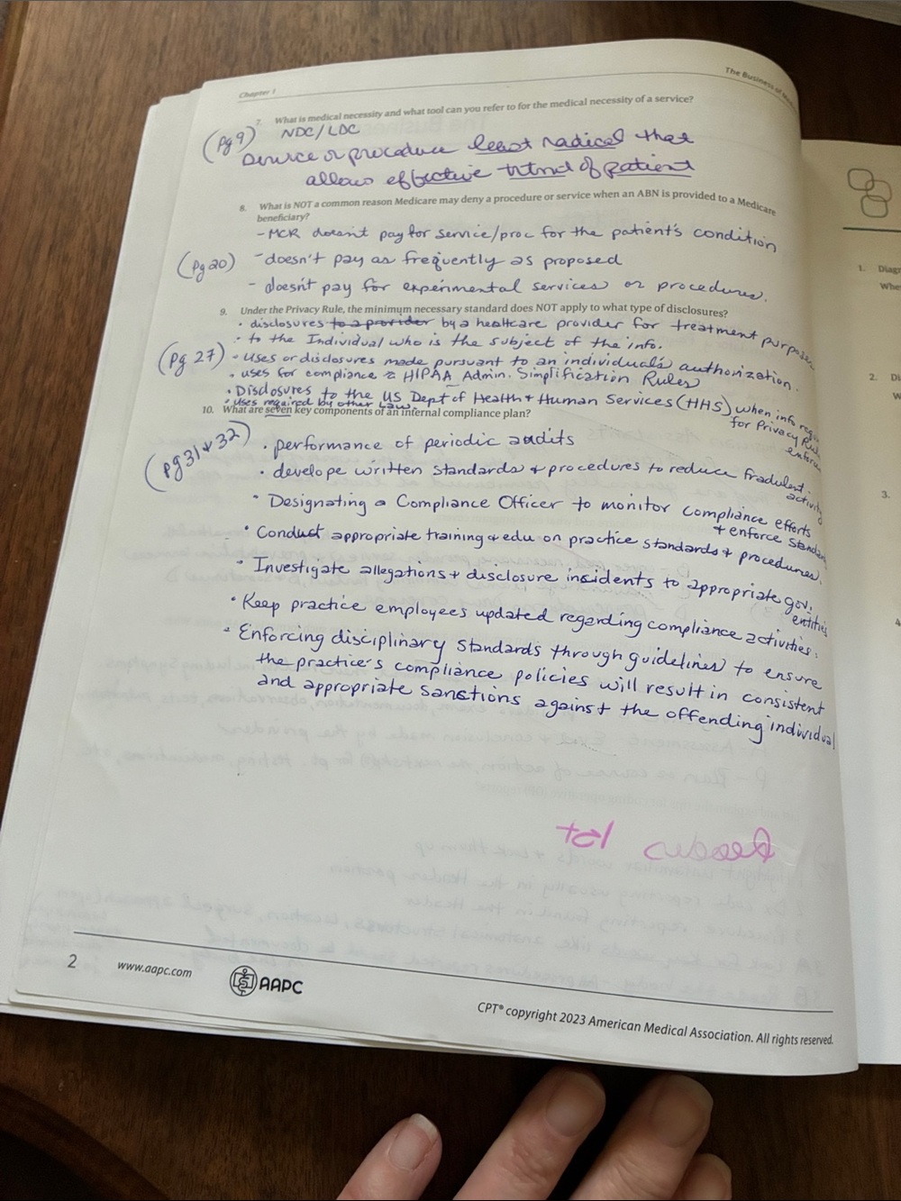 CPC practice application workbook - Picture 4 of 8